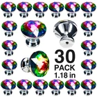 Pozean Crystal Cabinet Knobs 30PACK 1.18INCH Dresser For Drawer New. Price: $35.85.