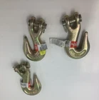 (qty 3) National Hardware Clevis Grab Hook Forged Steel Yellow Chromate 5/16" New. Price: $17.99.