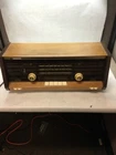 Wood Table Top Phillips Radio Vintage Tubes Holland Works Used. Price: $262.68.
