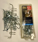 Crawford Hooks Assortment Locking 1/8" 1/4" Pegboard Garage Organizer Used. Price: $5.95.
