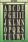Hy-ko MM-3L Self-stick Letter Set Assortment, 2", Gold On Black New. Price: $7.99.