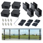 Muzata 8PACK Adjustable Glass Clamp For Thickness 5/16"-1/2"(8MM-12MM) Black ... New. Price: $84.25.