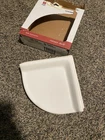 Daltile 8 X In Wall Mounted Corner Shelf White Ceramic New. Price: $20.95.