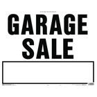 Hy-ko Garage Sale (black On White) Sign 18" X 23" (5 Pcs.) New. Price: $57.61.
