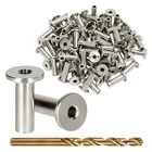 Built Industrial Stainless Steel Wire Rope Sleeves - 1/8 Cable, 80 Silver New. Price: $18.78.