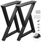 Tocretoare 16"H X 18"W Heavy Duty Metal Table Legs For Furniture, Desks New. Price: $72.00.