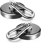 Findmag Magnetic Hooks 170LBS Heavy Duty With Carabiner Hook, Strong New. Price: $18.11.