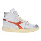 Diadora Mi Basket Metal Pigskin Used High Top Womens White Sneakers Casual Shoe New. Price: $99.95.