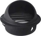 4 Inch Black Stainless Steel Circular Arc Air Vents, Jsixaso Louvered Grille Wal New. Price: $18.99.
