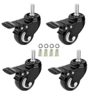 Norgail 1.5 Inch Wheels Metric Size M8 25MM Threaded Stem Casters New. Price: $21.19.