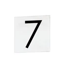 Maxim 53677 Address Contemporary Font Number Tile - White New. Price: $13.91.
