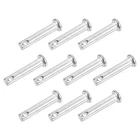 Uxcell 10PCS 3/16"X1" Single Hole Clevis Pins, Carbon Steel Flat Head New. Price: $10.15.