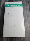 Hansgrohe Handshower 26038001 S120 Polished Chrome Jet New Open. Price: $89.99.