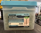 New Hillman Fas.n.tite Plastic Cap 1" Roofing Nails, 12 Ga - 461440 (3000 Pk). Price: $42.99.