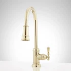 Signature Hardware 483691 Amberley 1.8 Gpm Single Hole Pull Down Kitchen Faucet Open. Price: $74.00.