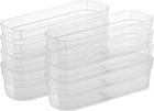 13538608 Narrow Storage Trays With Sturdy Banded Rim Textured Bottom For Des New. Price: $51.99.
