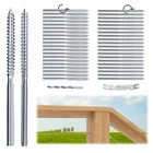 Muzata 40PACK 1/8" Swage Lag Screws Left & Right Cable Railing Hardware Kit Hand New. Price: $30.00.