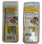 Hillman 5107 Ribbed Plastic Anchor #4-6 X 7/8", Sets, 2 Pack New. Price: $13.99.