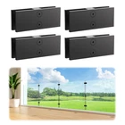 Lukloy Pack Heavy Duty Railing Glass To Clamp, Black T304 Stainless Stee New. Price: $88.78.