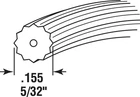Prime-line P7670 Gray Vinyl Screen Retainer Spline 0.16 Dia. In. X 500 Ft. New. Price: $33.17.