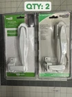 Nos 2-PACK Lot National Hardware N100-035 White Zinc Lift Lever Latch Storm Door New. Price: $36.56.