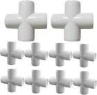 12PACK 1INCH Pvc Fittings 4 Way Cross Elbow For Building Heavy Duty New. Price: $37.99.