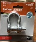 5/16" Anchor Shackle -N100-279 National Hardware Stainless Steel New. Price: $17.00.