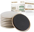 Sliders For Carpet, 8 Pcs 5" Round Moving Furniture, Heav New. Price: $29.48.