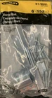 Stanley 6" Barrell Bolts #81-9041 Pack New. Price: $22.99.