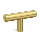Goldenwarm 10 Cabinet Knobs Brushed Brass Pack, New. Price: $22.16.
