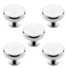 Luomorgo 5 Pack Polished Chrome Cabinet Knobs Round Kitchen New. Price: $16.99.