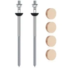 2 Set Wood Newel Mounting Kit Post Fastener Installation For Reside.... Price: $35.11.