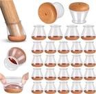 Pisao 24 Pcs Chair Leg Floor Protectors, Silicone Caps Cove New. Price: $14.68.