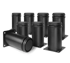 Masendelk 4" Black Adjustable Stainless Steel Metal Furniture Legs Set Of 8 New. Price: $41.94.