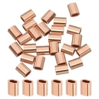 Uxcell Wire Rope Stop Sleeve, Copper Crimping 1/16"(1MM), Gold New. Price: $8.69.