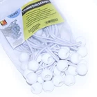 9 Inch White 25PC Heavy Duty 5MM Ball Bungee Canopy Cord By Wellmax New. Price: $11.97.