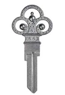 Forged Key Shapes, Skeleton - House Blank, KW1/11, (B303K) New. Price: $19.32.