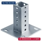 Square Sign Post Anchor Surface Mount Flange Base For 2" X 1PK New. Price: $47.47.