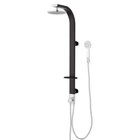 Signature Hardware - Tilley Outdoor Shower Panel With Hand Black Open. Price: $114.00.