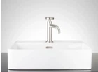 Signature SHV301WH Hibiscus 20" Fireclay Vessel Sink With Faucet Hole - White Open. Price: $101.99.