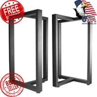 Topsair Black Metal Table Legs 28"H X 17.7"W Set Of New. Price: $135.99.