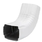 Amerimax 2" 3" White Galvanized Steel 75 Degree Front Downspout Elbow 33064 New. Price: $32.89.