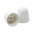 White Universal Round Top Caps 4 Pack Fence Post Cover Plastic Protective New. Price: $32.12.