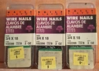 Hillman Wire Nails Pack 3/4 18 Steel 2OZ Each 532398 New. Price: $7.99.