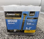 (qty 373) Hillman Powerpro #9 3" Premium Flat Head Exterior Wood Screw 48611V4 New. Price: $43.69.