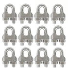 M6 1/4 Inches Stainless Steel Wire Rope Cable Clamp CLIP-12PCS New. Price: $17.09.