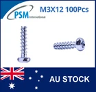Plastic Threading Screw M3X12 Pan Pozi Steel Zinc Plated WN1412KB30X12Z X100 Brand. Price: $10.69.