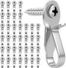 Higift 36 Pack String Light Hooks, Stainless Steel Screw For Silver New. Price: $27.99.