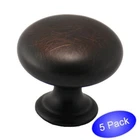 *5 Pack* Cosmas Cabinet Hardware Oil Rubbed Bronze Round Knobs #4950ORB New. Price: $6.55.