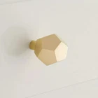 Signature Hardware Quintus Pentagon Brass Knob - Polished New. Price: $8.50.
